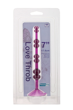 Анальная цепочка LOVE THROB, PURPLE || Анальний ланцюжок LOVE THROB, PURPLE