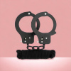 Набір BONDX METAL CUFFS & LOVE ROPE SET, BLACK
