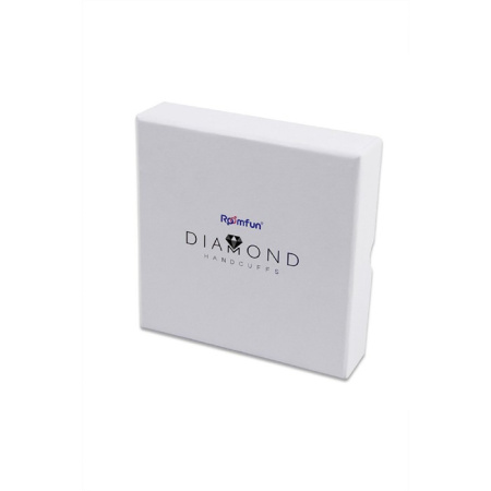 Наручники Разборные Premium Metal Romfun, Diamond || Наручники Розбірні Premium Metal Roomfun, Diamond, Металлик, Універсальний