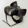Маска Кішка Leather, Black, Черный