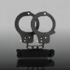 Набір BONDX METAL CUFFS & LOVE ROPE SET, BLACK