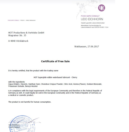 Съедобный лубрикант на водной основе Superglide Cherry, 75 мл || Їстівний лубрикант на водній основі Superglide Cherry, 75 мл