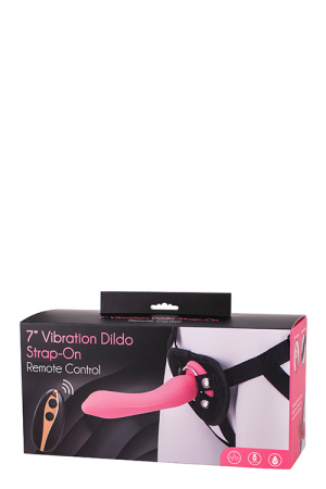 DT51129 Страпон женский с пультом управления Seven Creations DILDO STRAP-ON PINK || Dt51129 Страпон жіночий з пультом управління Seven Creations DILDO STRAP-ON PINK, Рожевий