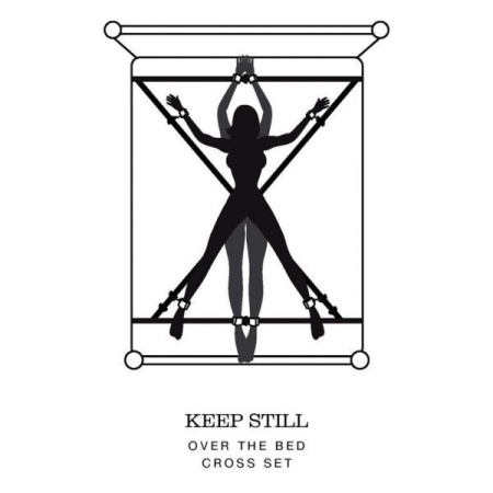 Хрестоподібна ремінна система для фіксації до ліжка 