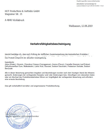 Їстівний лубрикант SHIATSU Love Білий чай і Персик, 75 мл