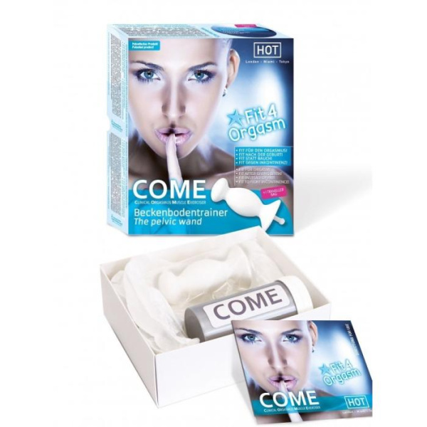 Тренажер м'язів малого тазу COME THE PELVIC WAND, Білий