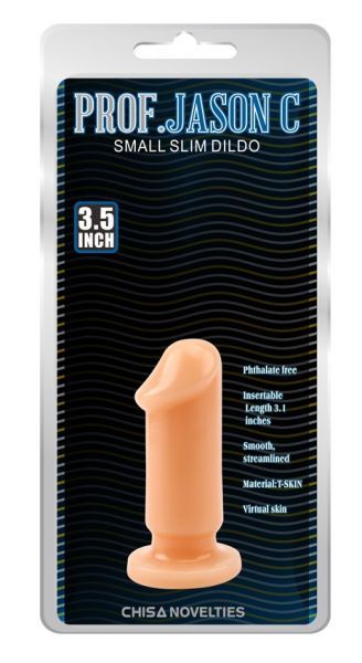 Плаг Small 3.5 Slim Dildo, Телесный