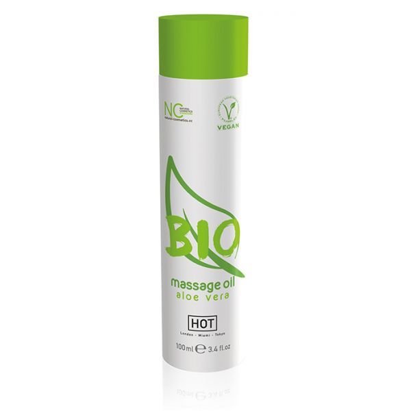 Масажна олія Hot Bio massage oil Aloe Vera, 100 мл