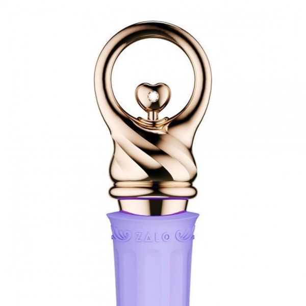 Вібромасажер мікрофон ZALO CONFIDENCE з функцією нагрівання, Fairy Violet