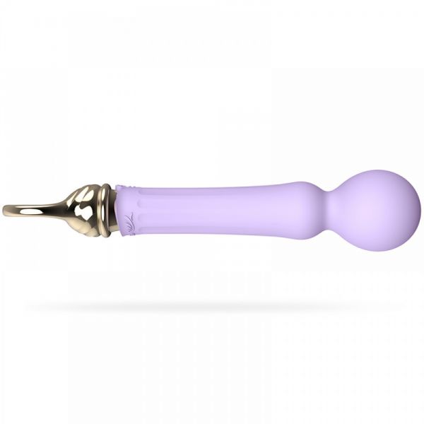 Вібромасажер мікрофон ZALO CONFIDENCE з функцією нагрівання, Fairy Violet