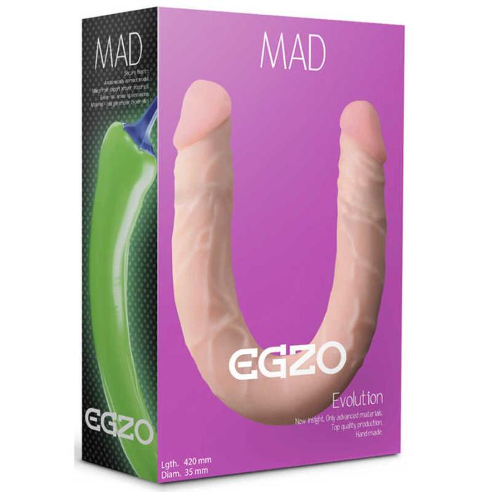 Двухсторониий фаллоимитатор EGZO Ciberskin