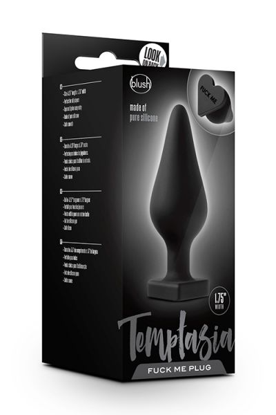 Анальная пробка TEMPTASIA FUCK ME BUTT PLUG BLACK