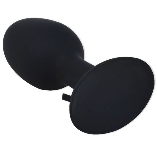 Анальная пробка с внутренним шариком ROLL PLAY EXTRA LARGE BLACK