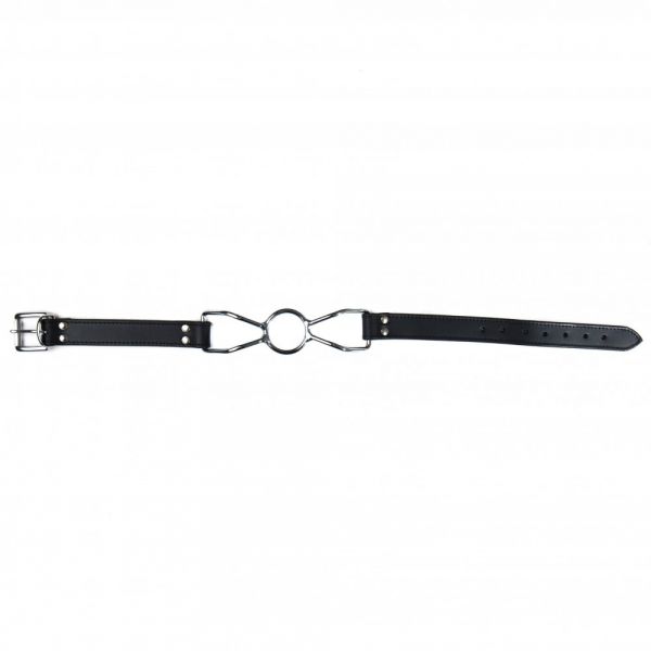 Кляп-кольцо Leather, Black