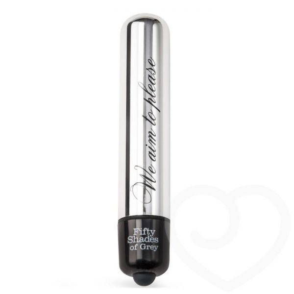 Вібропуля " Наша мета догодити», Черный / Серебристый