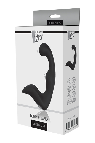 Масажер простати BOOTY PLEASER BLACK, Black, 11см - 4.3дюйм.