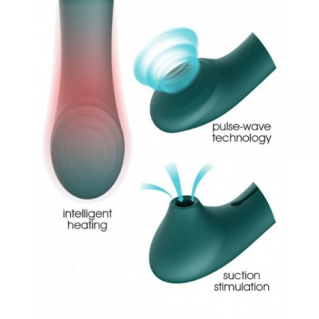 Ультрасовременный Вибромассажер 3 в 1 Zalo Queen, Twilight Purple || Ультрасучасний Вібромасажер 3 в 1 Zalo Queen, Twilight Purple