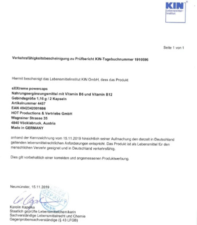 Капсули для потенції eXXtreme (ціна за 5 шт капсул в упаковці)