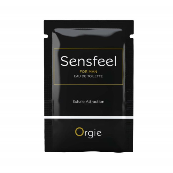 ПРОБНИК Мужская туалетная вода Orgie SENSFEEL + афродизиак, 1 мл