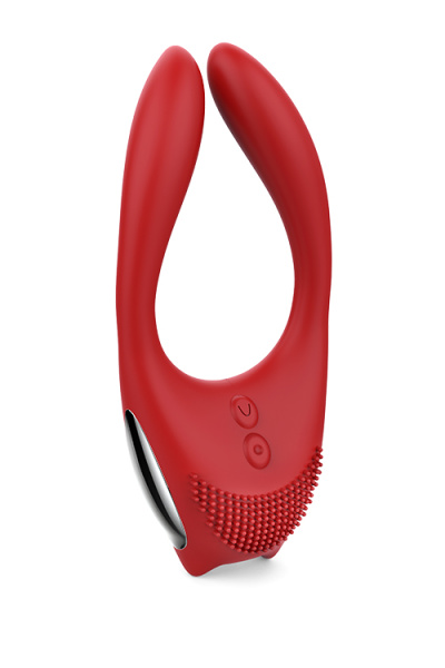 Вібромасажер для пар RED REVOLUTION EROS, Червоний, Розмір посилки : 12,50 х 18,00 х 5,50