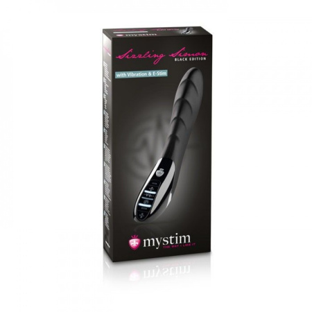 Вібратор з електростимуляцією Mystim Electric Eric eStim, Черный