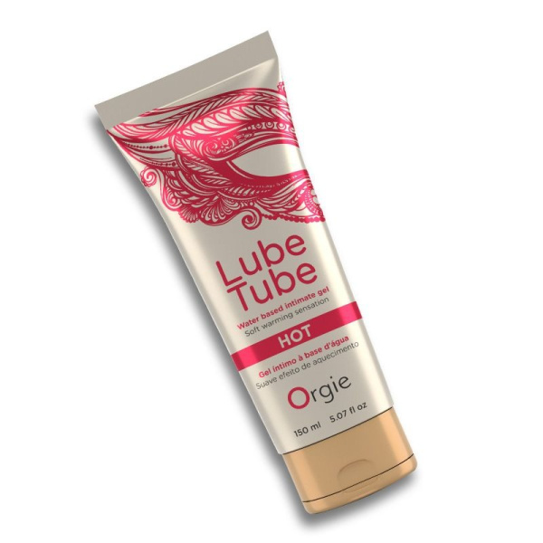 Согревающая смазка для секса "LUBE TUBE HOT" Orgie
