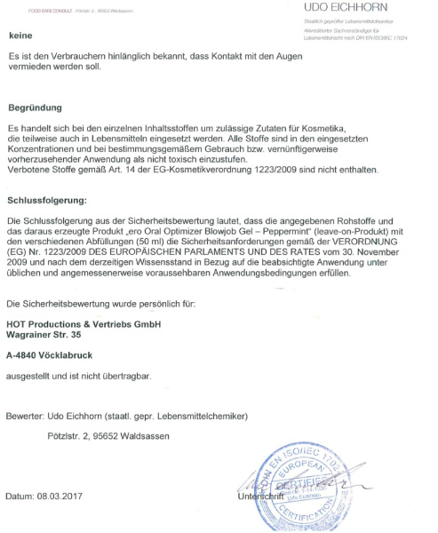 Стимулирующий оральный гель Oral Optimizer Blowjob Gel Pepermint, 50 мл