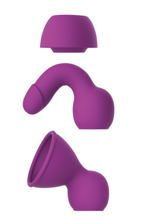 Вибромассажер DREAM TOYS QUEENPIN PURPLE || Вібромасажер DREAM TOYS QUEENPIN PURPLE