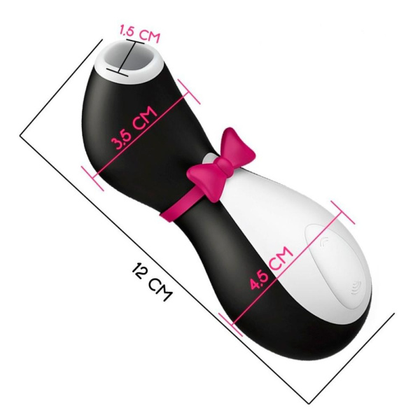 Вакуумний кліторальний стимулятор SATISFYER PRO PENGUIN, Черный