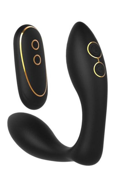 Універсальний вібромасажер із анальною стимуляцією Dream Toys Elite Renée, чорний