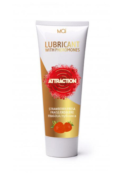 Лубрикант з феромонами MAI lubricant STRAWBERRY 75 ML, Розмір посилки : 5,50 х 14,00 х 3,40