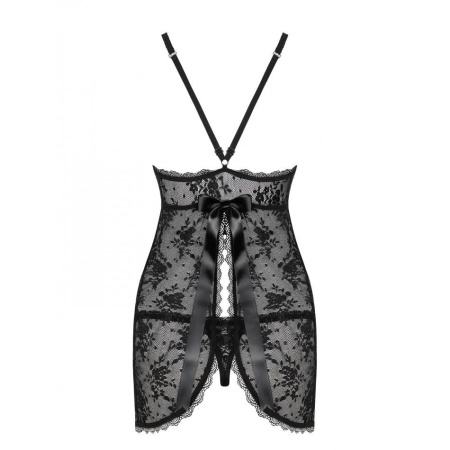 Сорочка Obsessive Behindy babydoll & thong S/M || Рубашка Obsessive Behindy babydoll & thong S/M