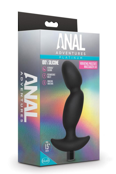 Масажер простати Blush Anal Adventures Platinum 04 Silicone Vibrating Prost