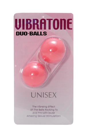Шарики вагинальные VIBRATONE DUO BALLS PINK BLISTERCARD || Кульки вагінальні VIBRATONE DUO BALLS PINK BLISTERCARD