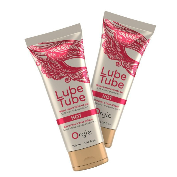 Согревающая смазка для секса "LUBE TUBE HOT" Orgie