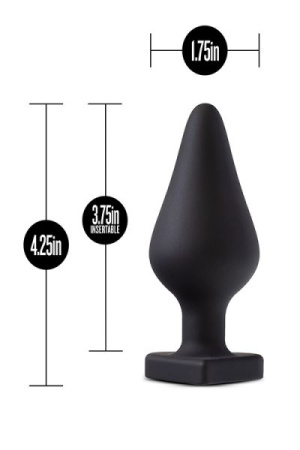 Анальная пробка TEMPTASIA FUCK ME BUTT PLUG BLACK || Анальна пробка TEMPTASIA FUCK ME BUTT PLUG BLACK, Черный