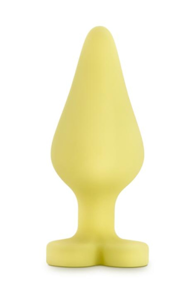 Анальный плаг PLAY WITH ME CANDY HEART SPANK ME YELLOW