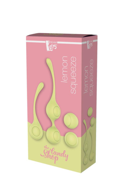 Вагінальні кульки Dream Toys THE CANDY SHOP LEMON SQUEEZE