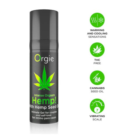 Усилитель оргазма "Intense Orgasm Hemp" с маслом каннабиса Orgie || Підсилювач оргазму "Intense Orgasm Hemp" з маслом канабісу Orgie