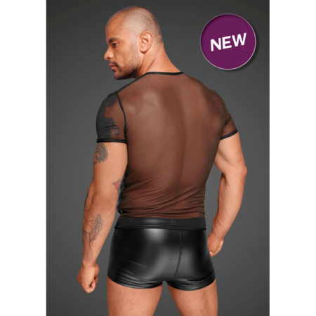 Футболка чоловіча з вінілу H055 від Noir Handmade L, Черный