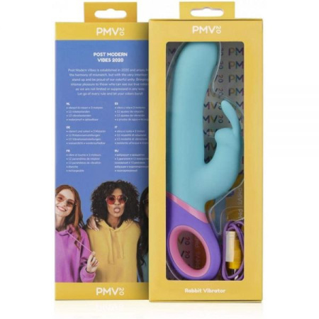 Вібромасажер кролик з головкою, що обертається PMV20 META