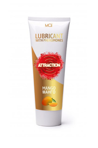 Лубрикант з феромонами MAI LUBRICANT MANGO 75 ML, Розмір посилки : 5,50 х 14,00 х 3,40