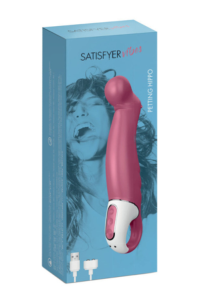 T360061 вібратор SATISFYER VIBES PETTING HIPPO, Рожевий