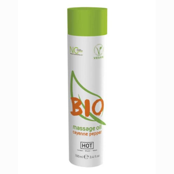 Масажна олія Hot Bio massage oil Cayenne Pepper, 100 мл