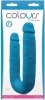 Подвійний фалоімітатор COLOURS DP PLEASURES BLUE, Синий, Розмір посилки : 12,00 х 27,00 х 4,00