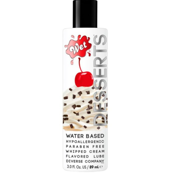 WT43066 Съедобный Лубрикант WET Whipped Cream ( со вкусом сливок) 89 мл