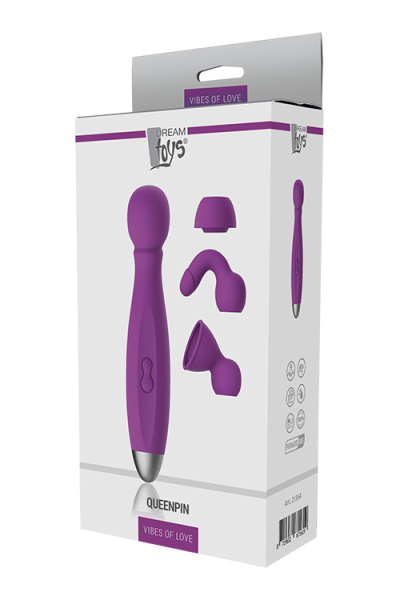 Вібромасажер DREAM TOYS QUEENPIN PURPLE