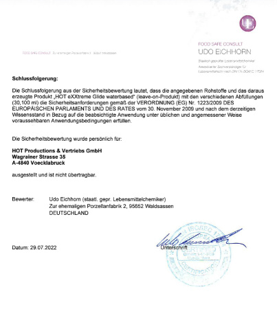 Анальний лубрикант на водній основі eXXtreme Glide, 30 мл