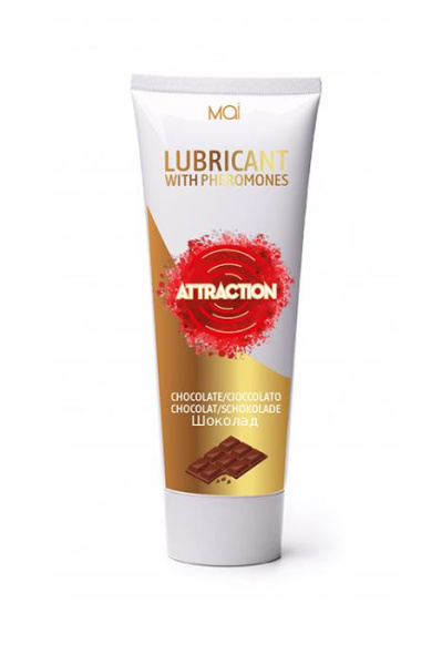 Лубрикант з феромонами MAI lubricant CHOCOLATE 75 ML, Розмір посилки : 5,50 х 14,00 х 3,40