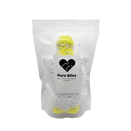 Мыло пикантной формы Pure Bliss - yellow size M || Мило пікантної форми Pure Bliss - yellow size M
